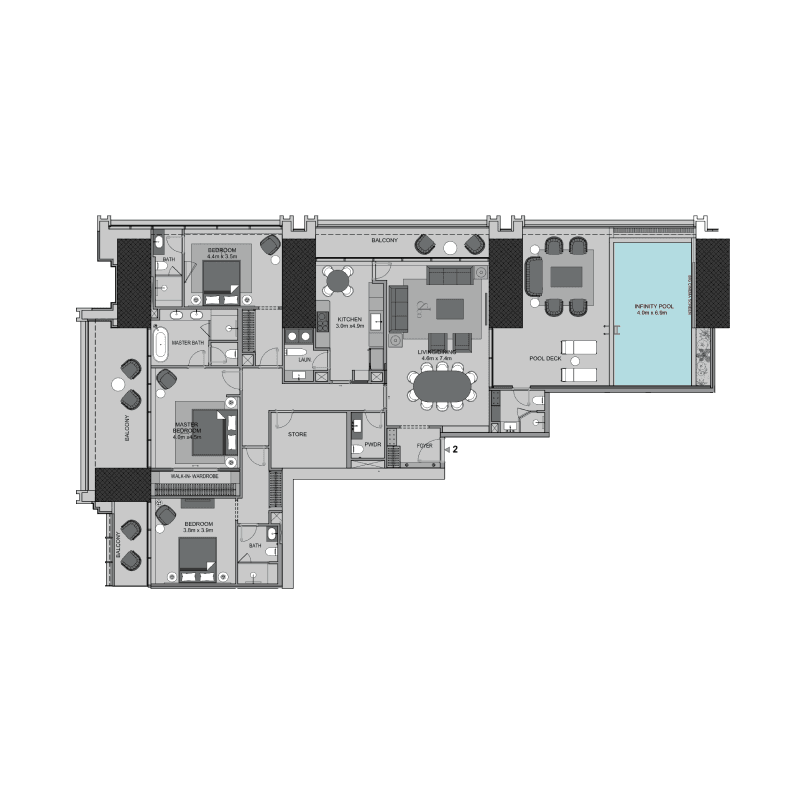 Apartment floor plan