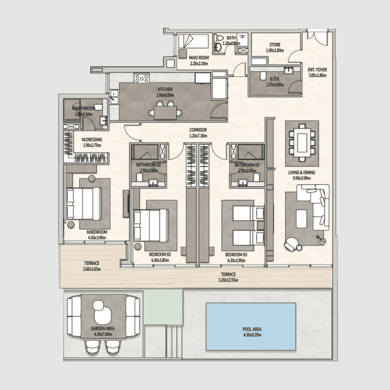 Apartment floor plan
