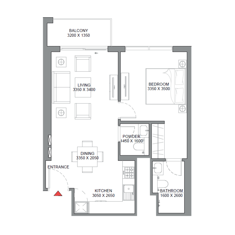 Apartment floor plan