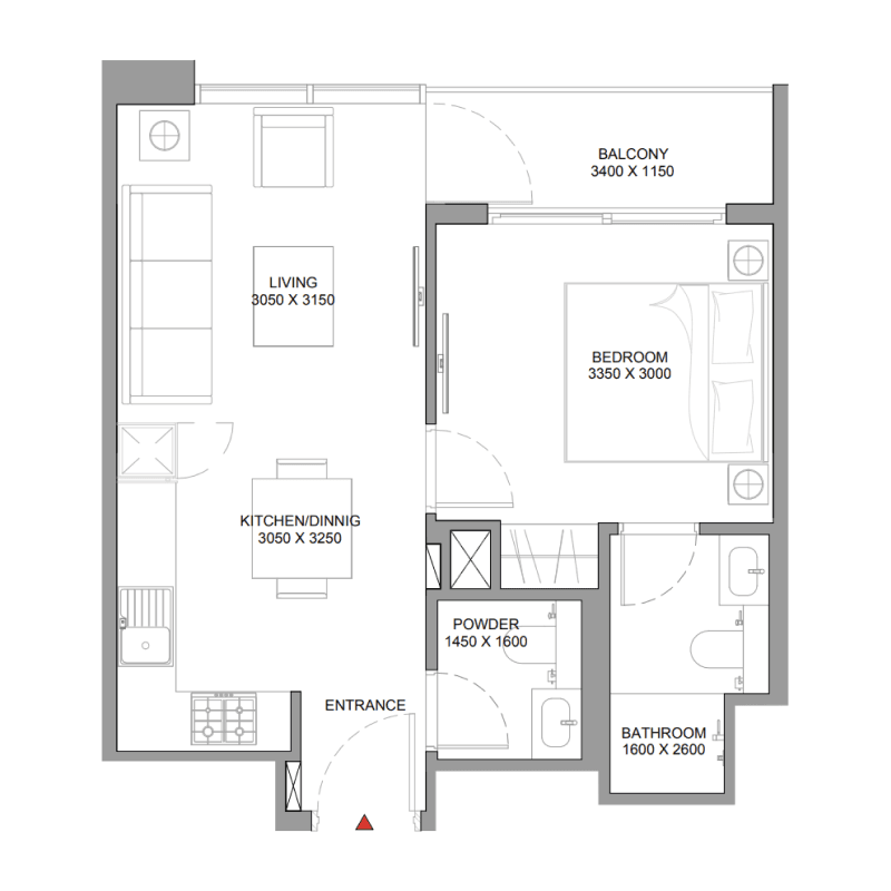 Apartment floor plan