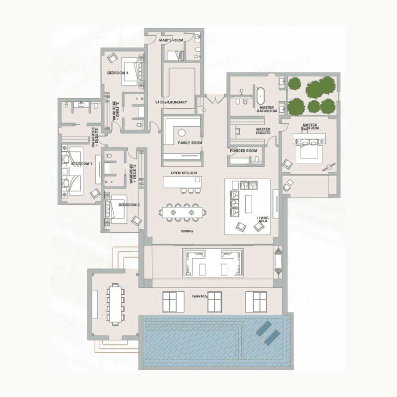 Apartment floor plan