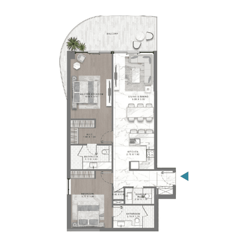 Apartment floor plan