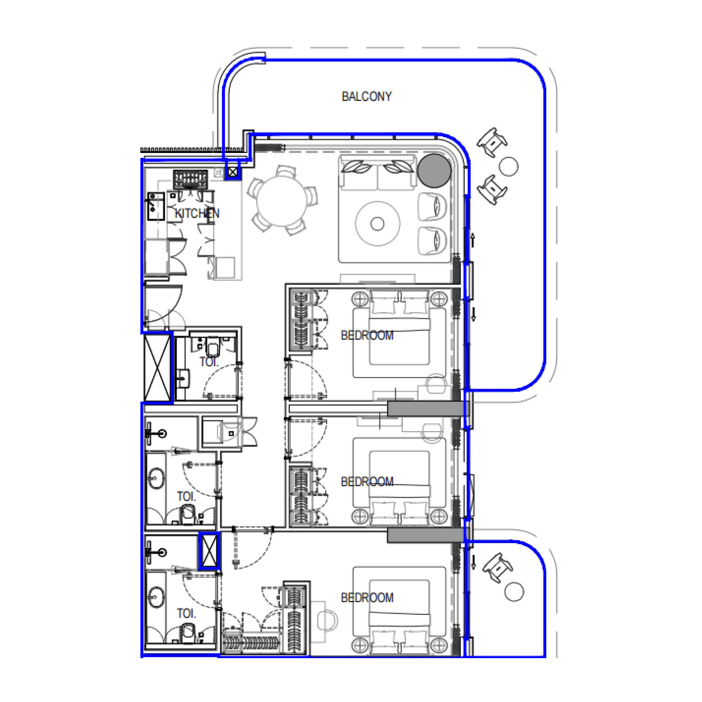 Apartment floor plan