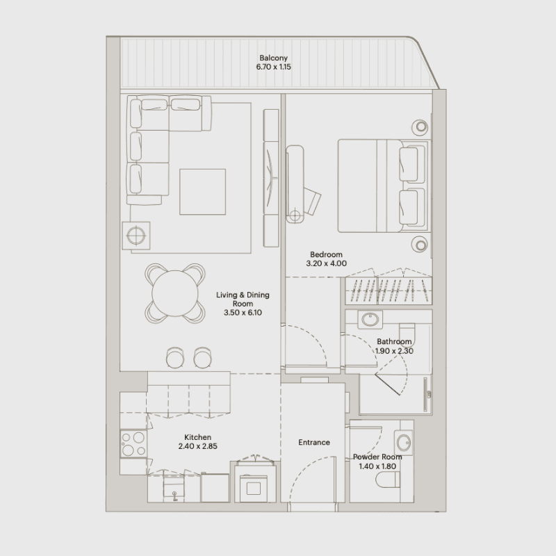 Apartment floor plan