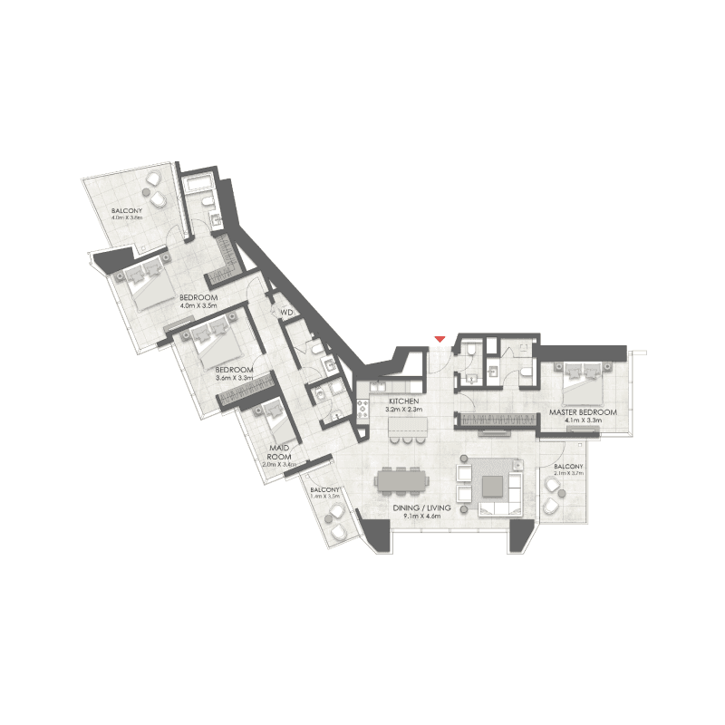 Apartment floor plan