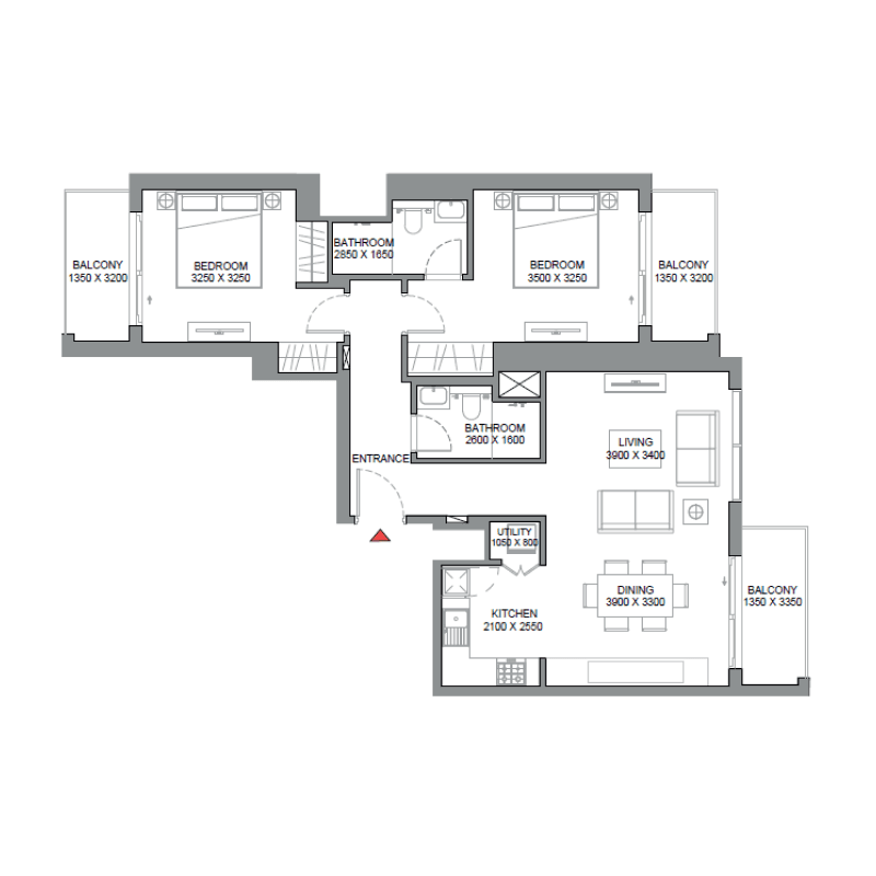 Apartment floor plan
