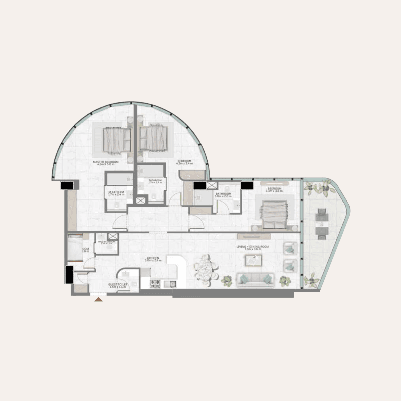 Apartment floor plan