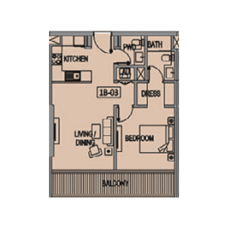 Apartment floor plan