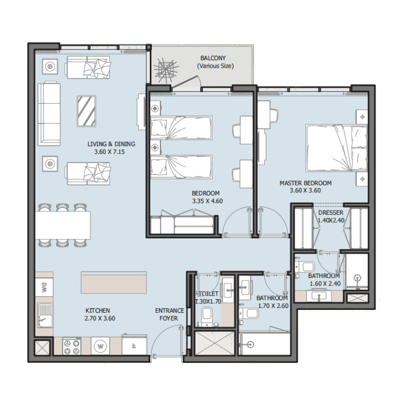 Apartment floor plan