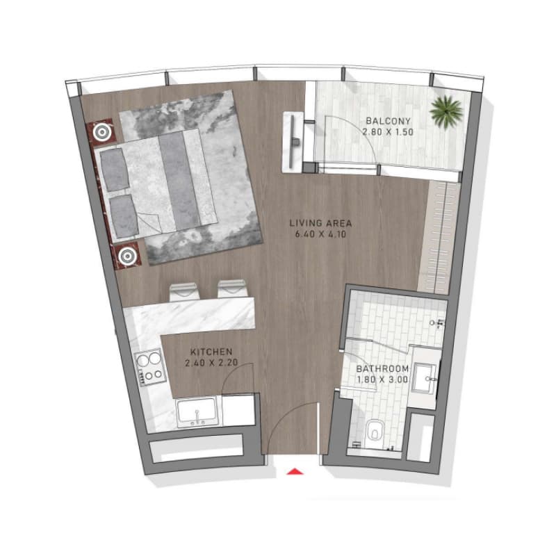 Apartment floor plan