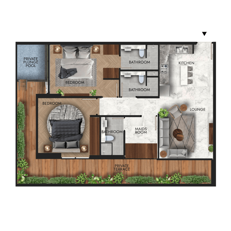 Apartment floor plan