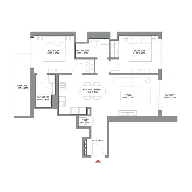 Apartment floor plan