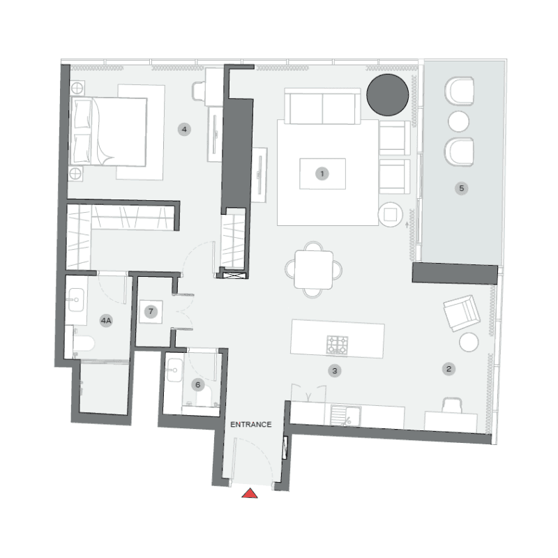 Apartment floor plan