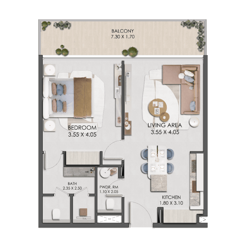 Apartment floor plan