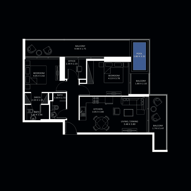Apartment floor plan
