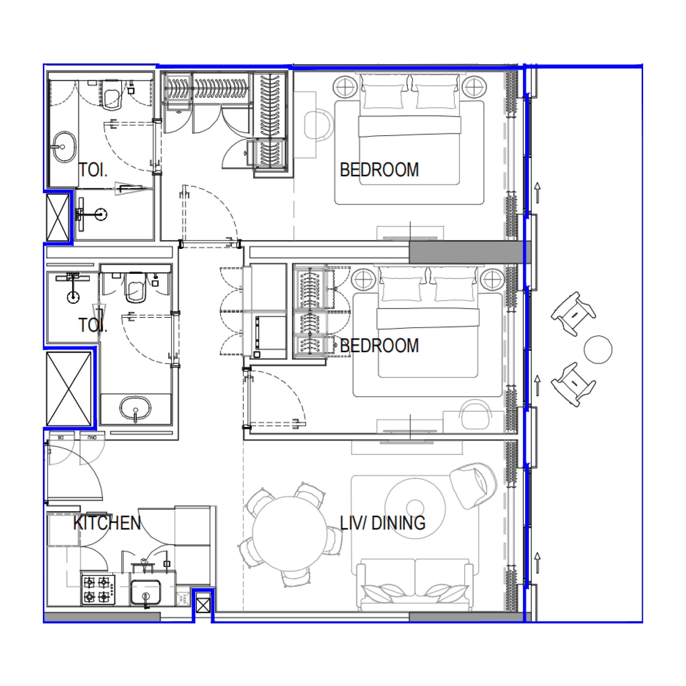 Apartment floor plan
