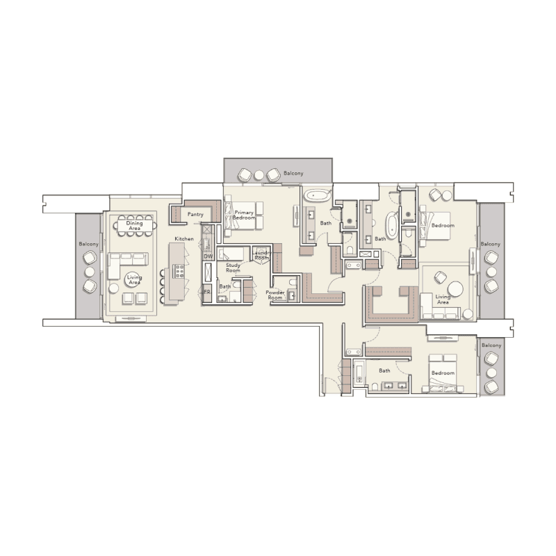 Apartment floor plan