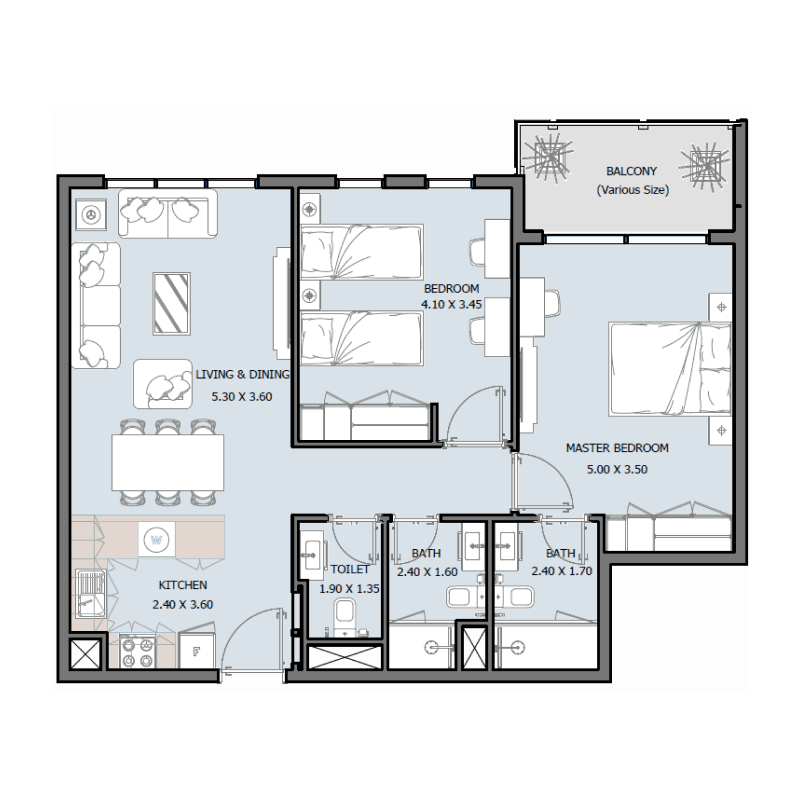 Apartment floor plan