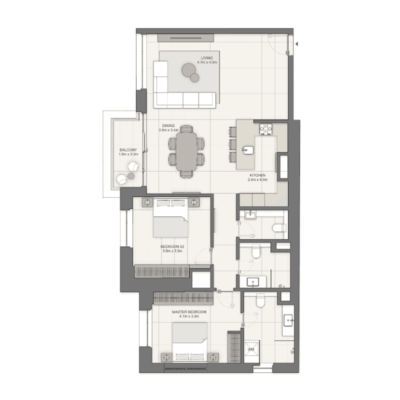 Apartment floor plan