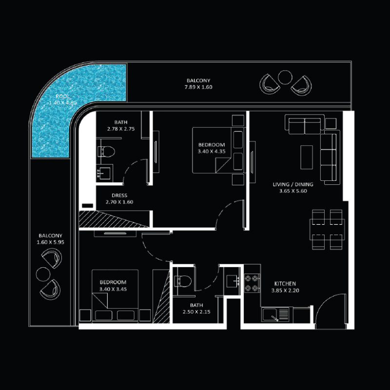 Apartment floor plan