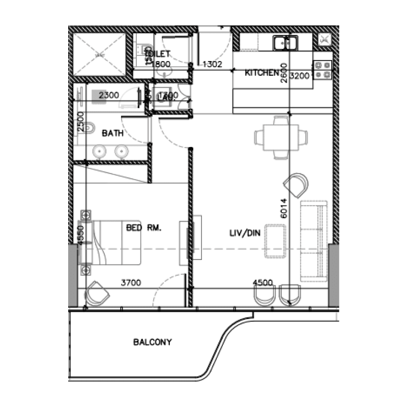 Apartment floor plan