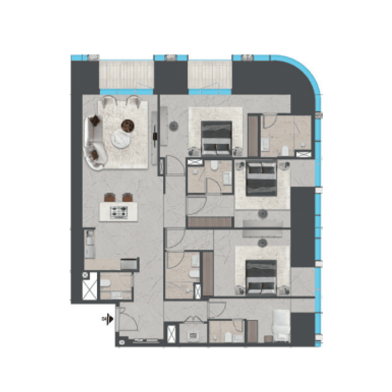 Apartment floor plan