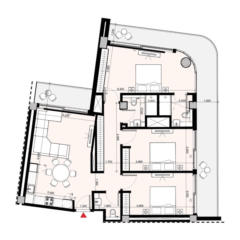 Apartment floor plan