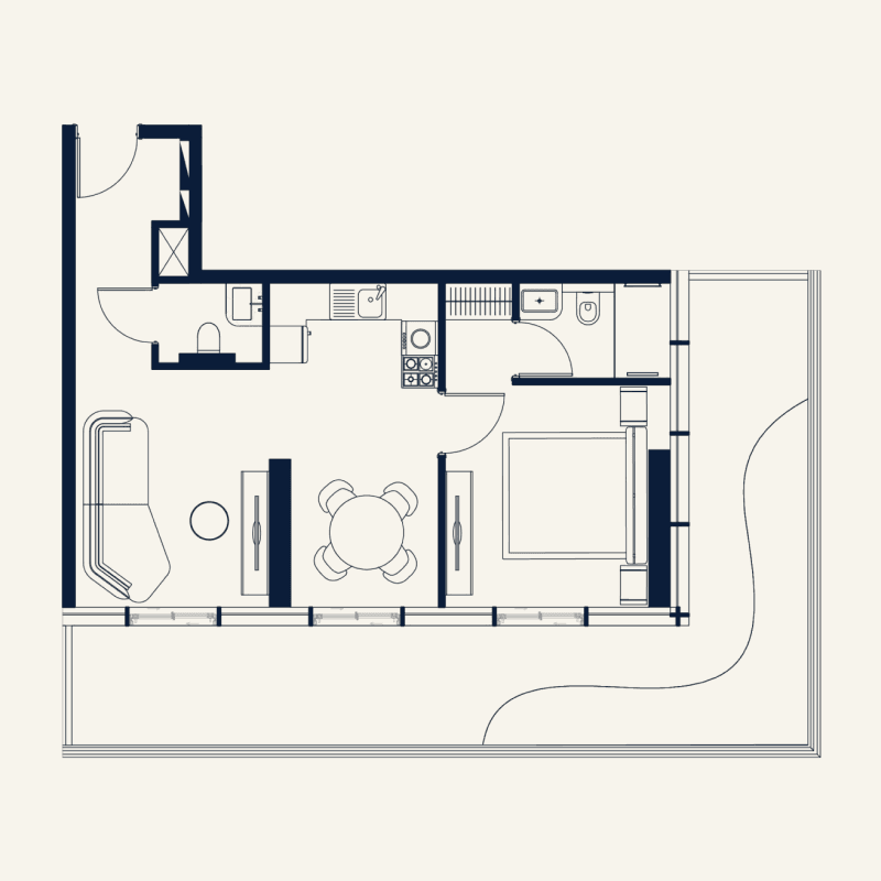 Apartment floor plan