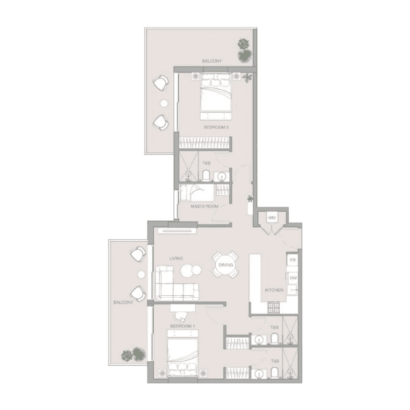 Apartment floor plan