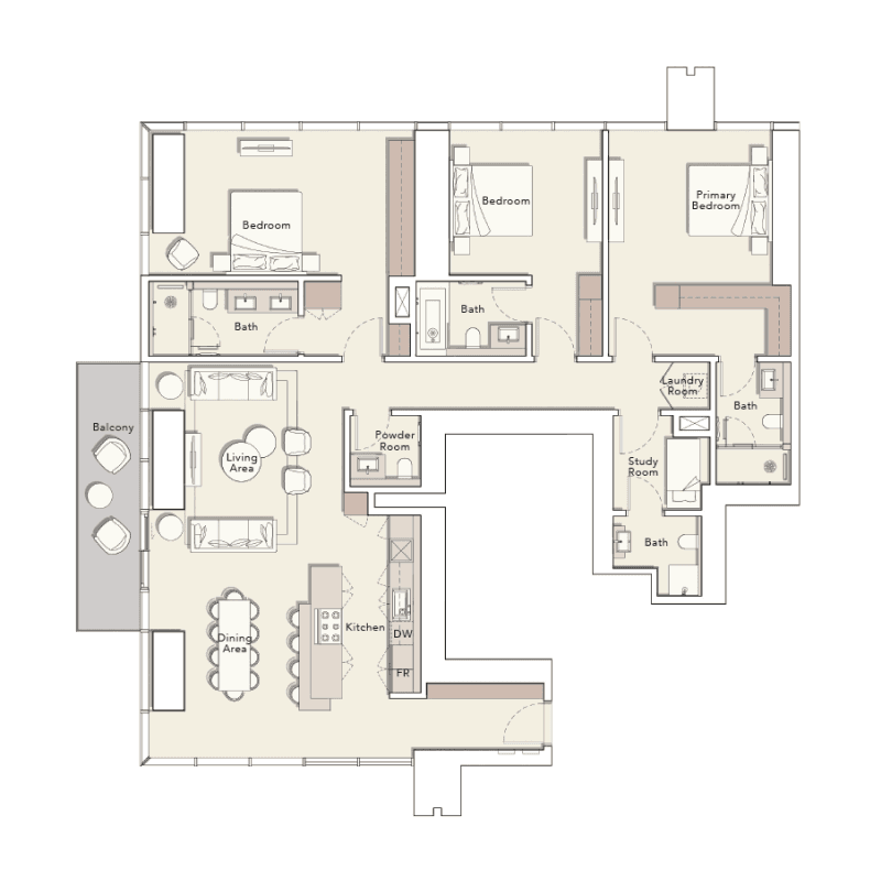 Apartment floor plan