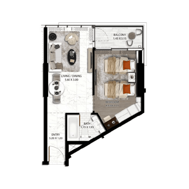 Apartment floor plan