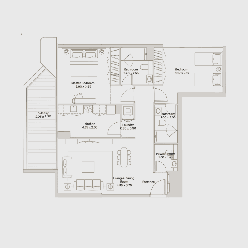 Apartment floor plan