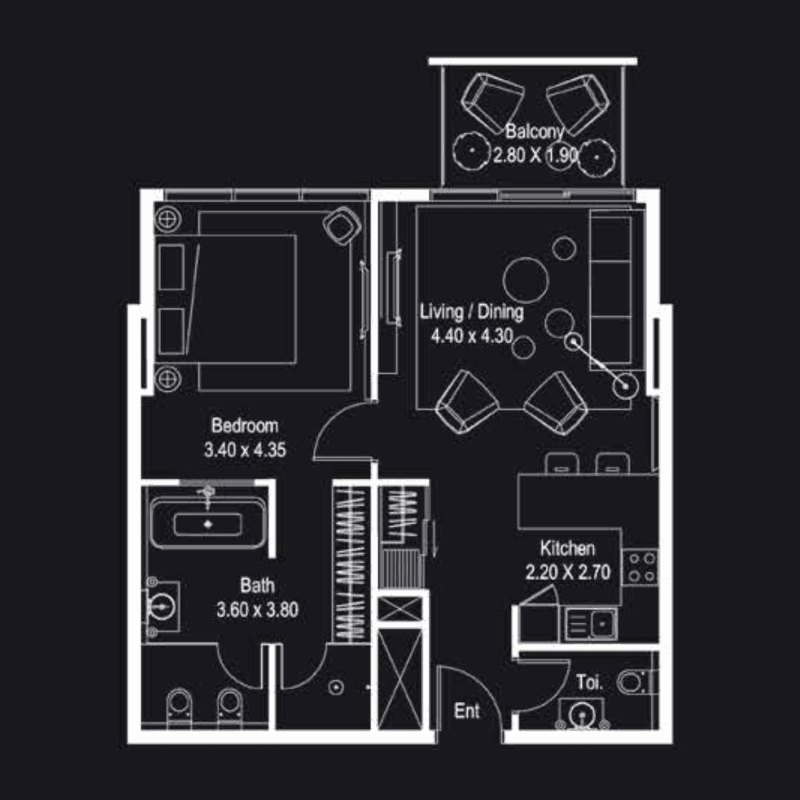 Apartment floor plan