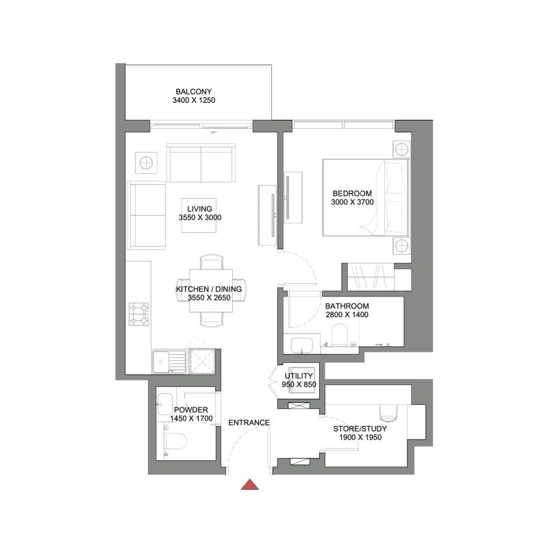 Apartment floor plan