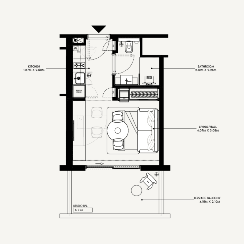 Apartment floor plan