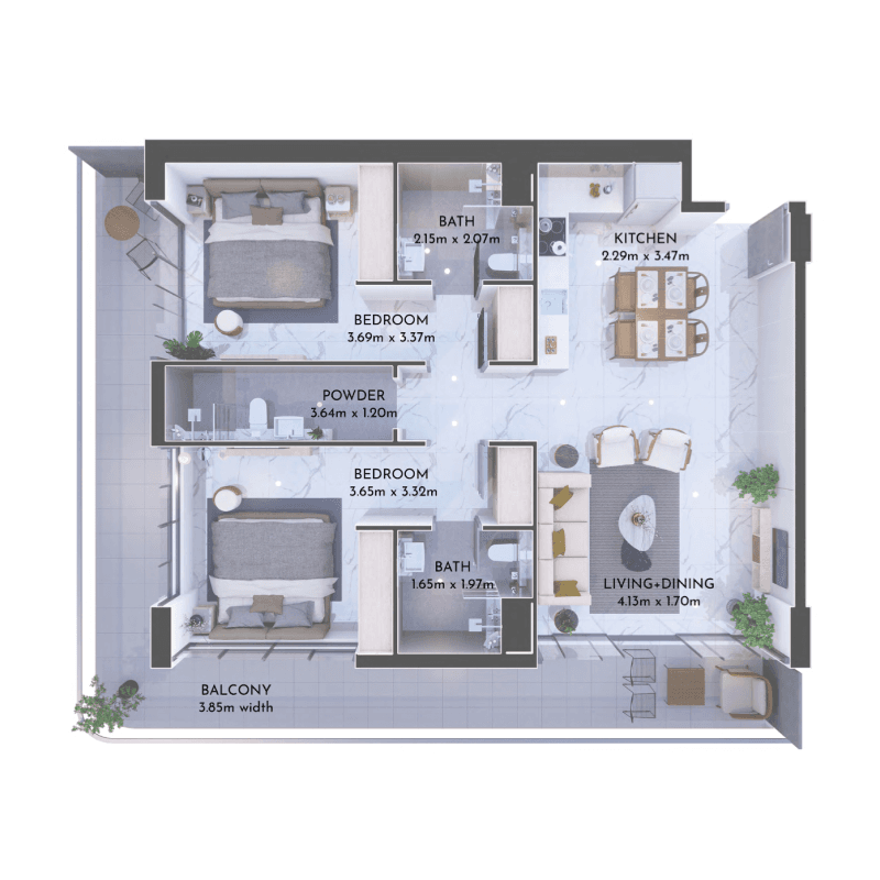 Apartment floor plan