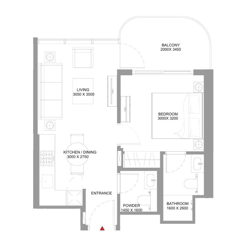 Apartment floor plan