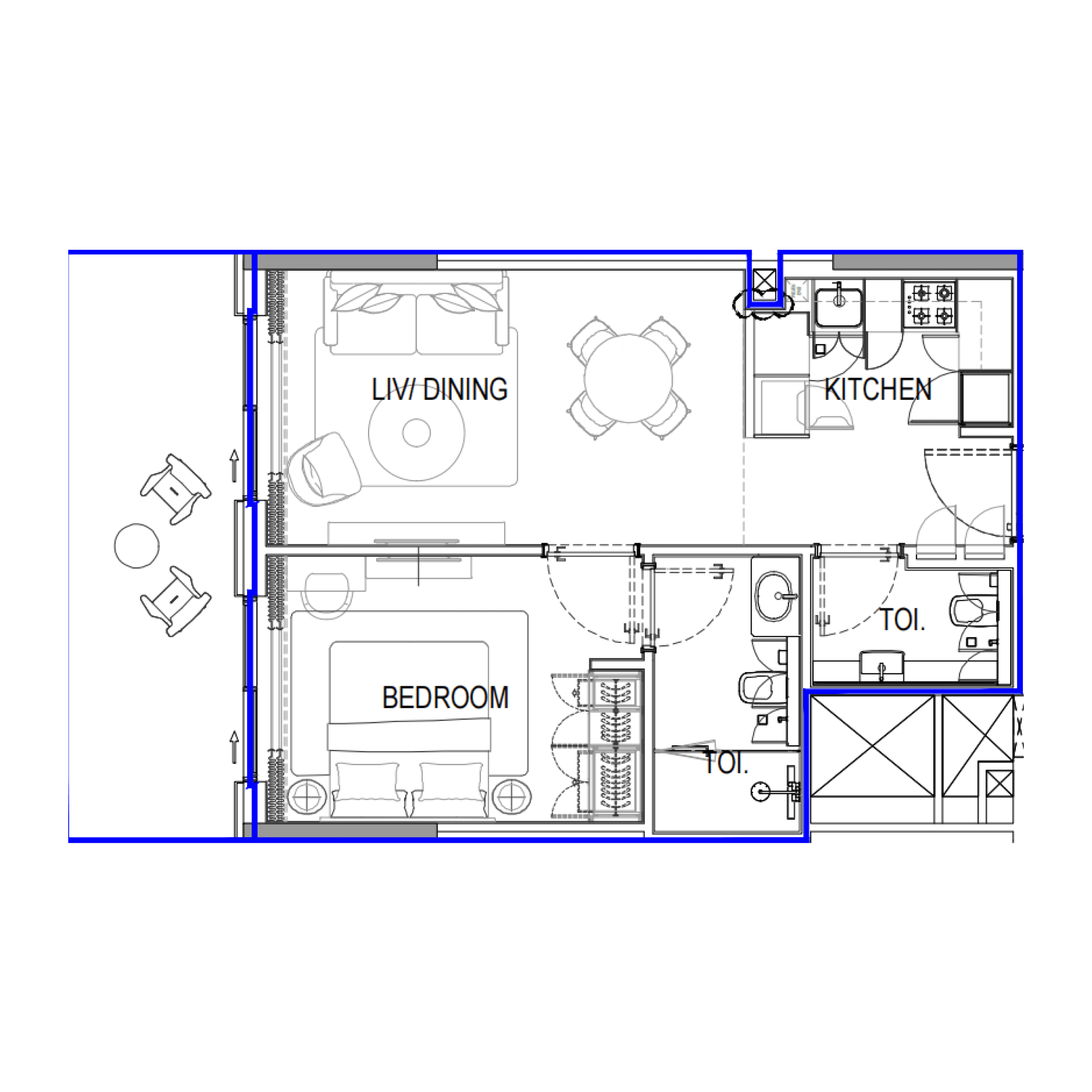 Apartment floor plan