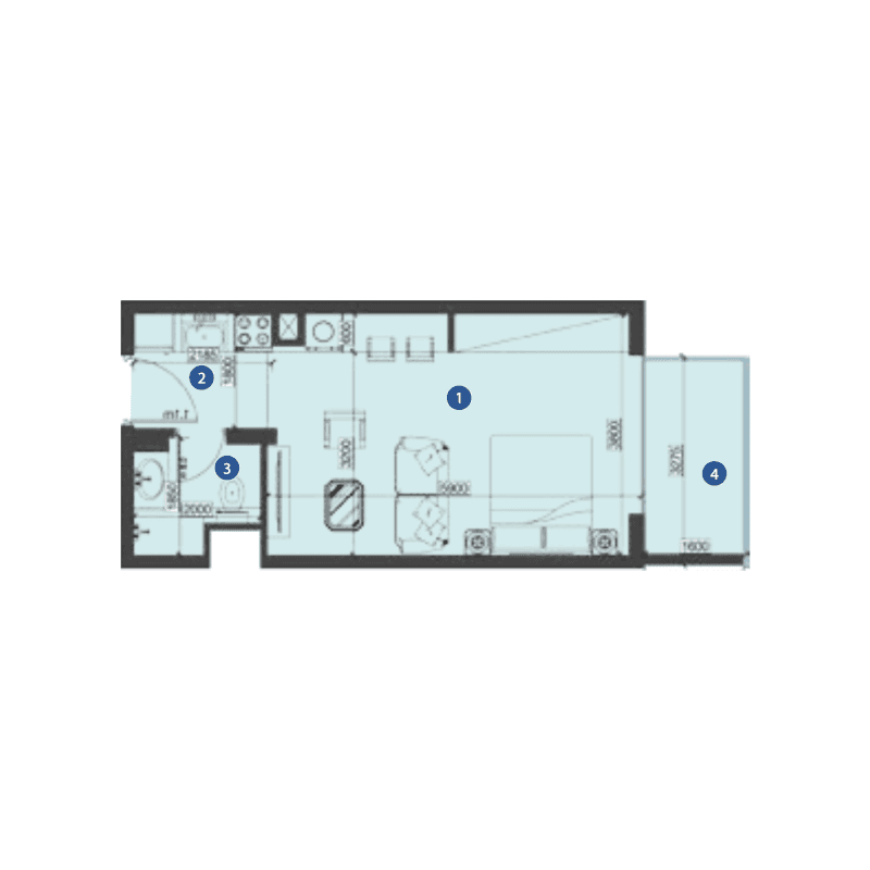 Apartment floor plan