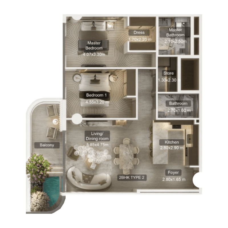 Apartment floor plan