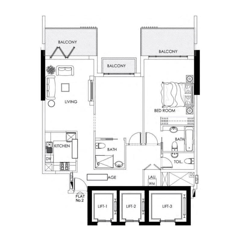 Apartment floor plan