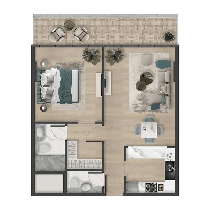 Apartment floor plan