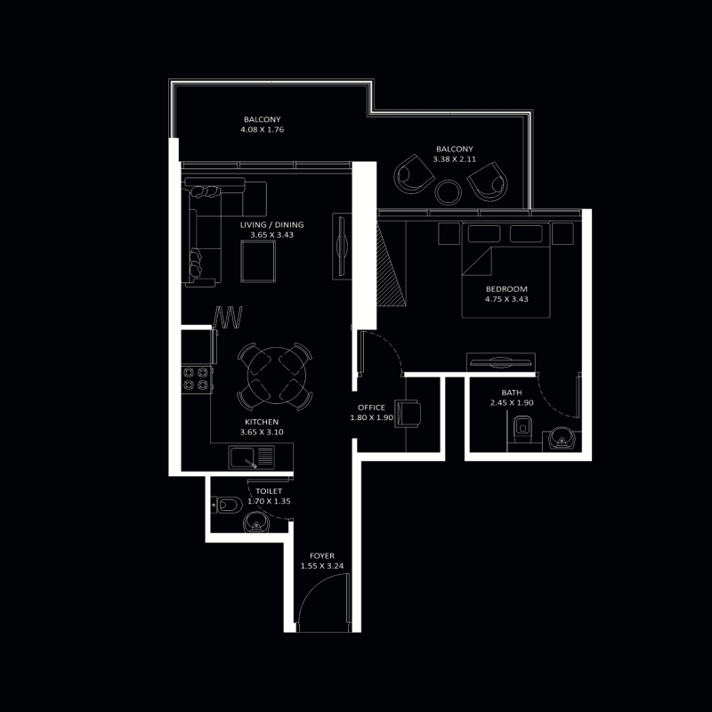 Apartment floor plan