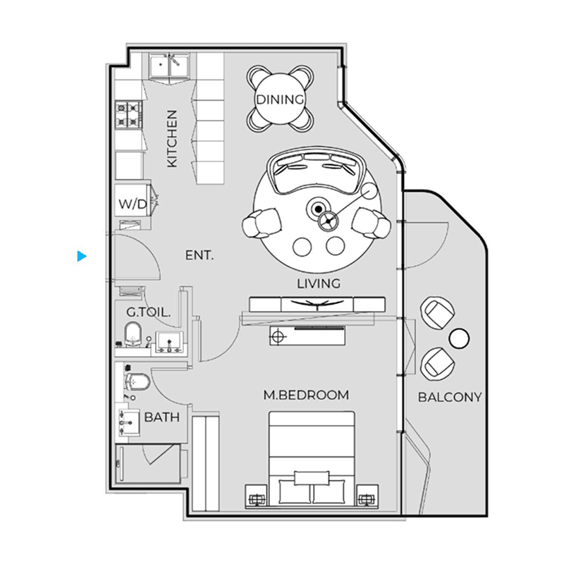Apartment floor plan