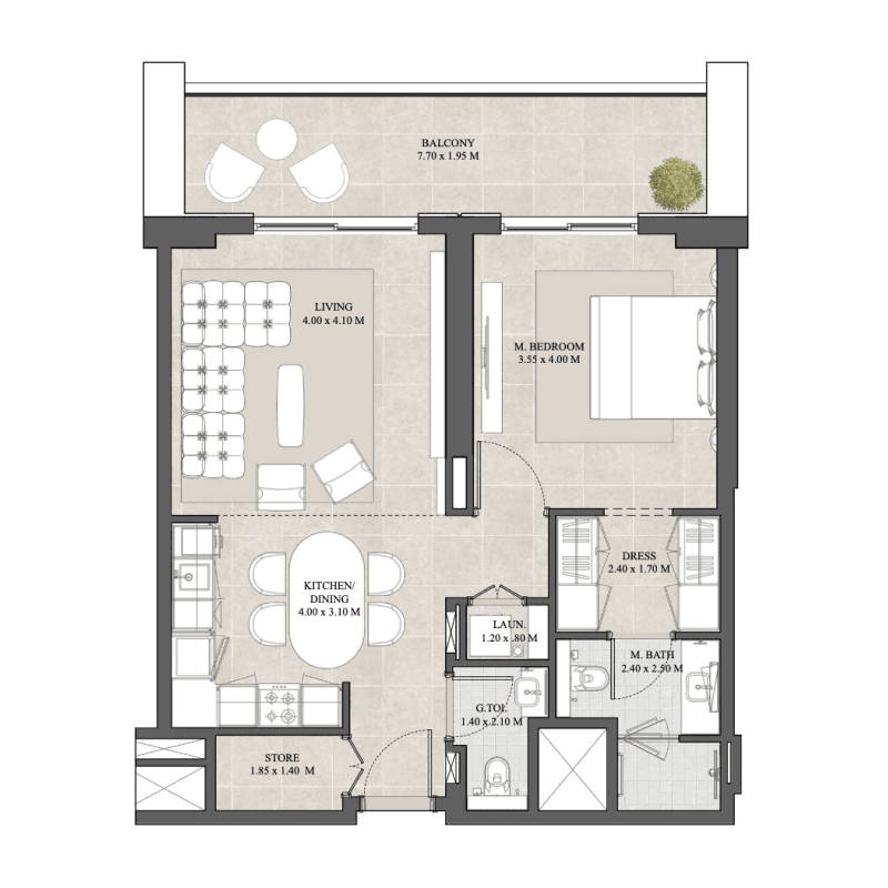 Apartment floor plan