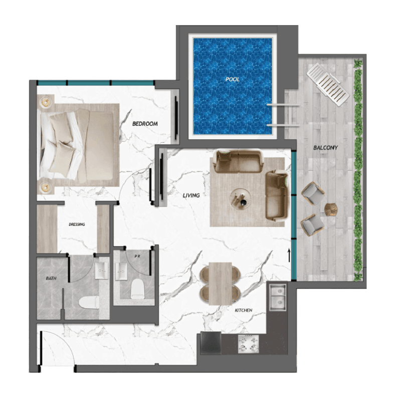 Apartment floor plan