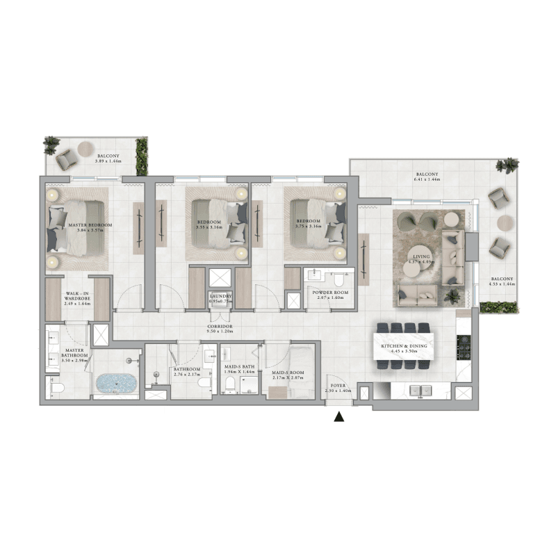Apartment floor plan