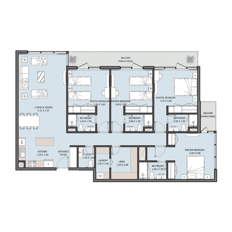 Apartment floor plan