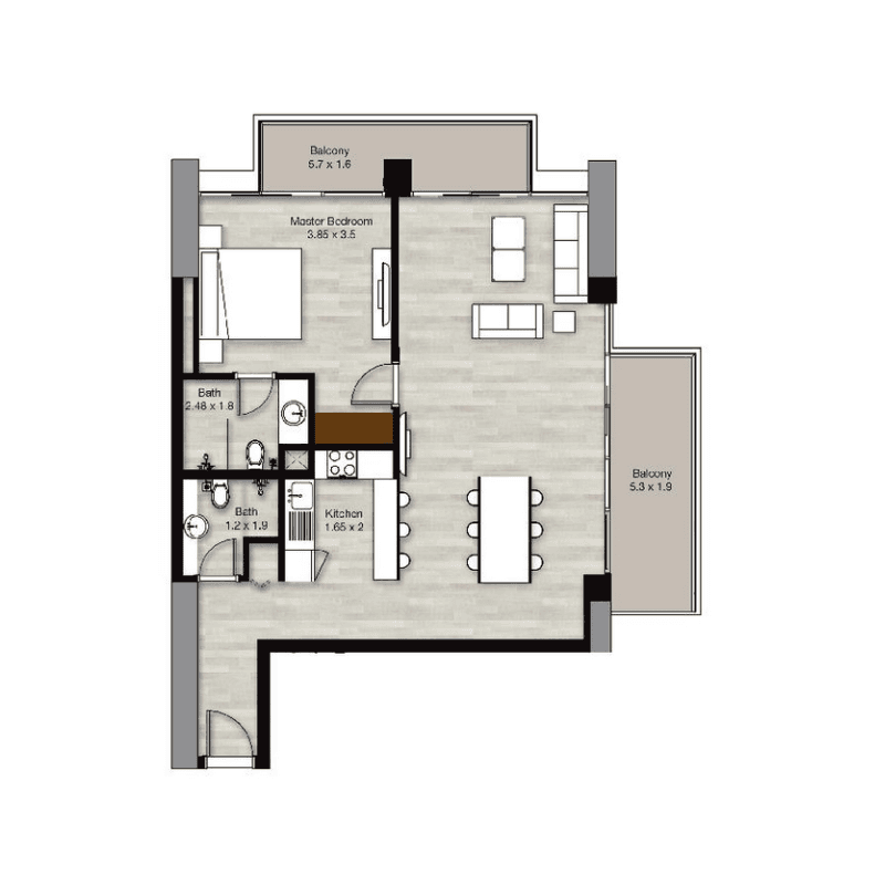 Apartment floor plan