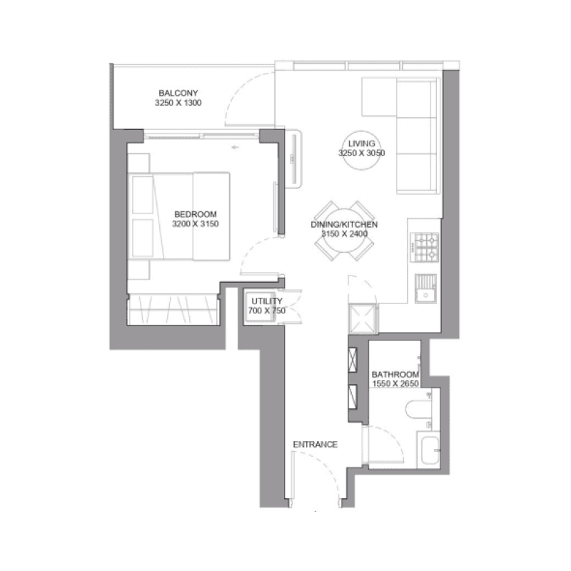 Apartment floor plan